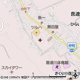 栃木県さくら市喜連川3590周辺の地図