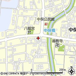 富山県高岡市中保1414周辺の地図