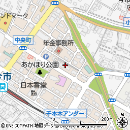 栃木県日光市中央町周辺の地図