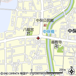 富山県高岡市中保1415周辺の地図