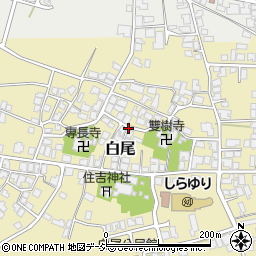 石川県かほく市白尾リ周辺の地図