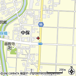 富山県高岡市中保1125周辺の地図