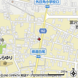 石川県かほく市白尾ホ周辺の地図