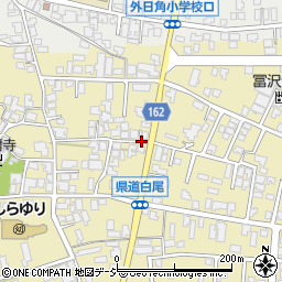 石川県かほく市白尾（ホ）周辺の地図
