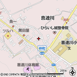 栃木県さくら市喜連川3895周辺の地図