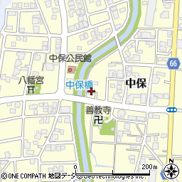 富山県高岡市中保1147周辺の地図