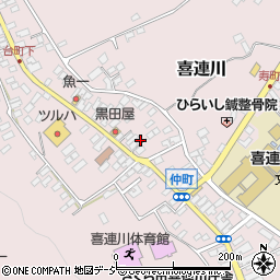 栃木県さくら市喜連川3614周辺の地図