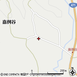 富山県小矢部市嘉例谷1365周辺の地図