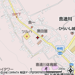 栃木県さくら市喜連川3606周辺の地図