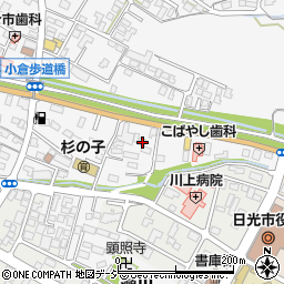 栃木県日光市今市61周辺の地図