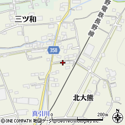 長野県中野市三ツ和2104周辺の地図