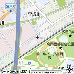 富山県高岡市宝来町878周辺の地図