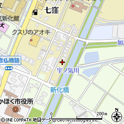 石川県かほく市七窪（イ）周辺の地図