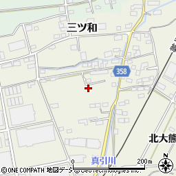 長野県中野市三ツ和1075周辺の地図
