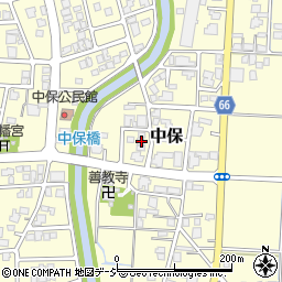 富山県高岡市中保1169周辺の地図