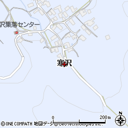長野県山ノ内町（下高井郡）寒沢周辺の地図