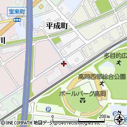 富山県高岡市宝来町878-2周辺の地図