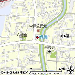 富山県高岡市中保1295周辺の地図