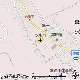 ツルハドラッグ喜連川店周辺の地図