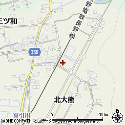 長野県中野市三ツ和2107周辺の地図