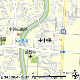 富山県高岡市中保1170周辺の地図