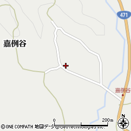 富山県小矢部市嘉例谷1363-1周辺の地図