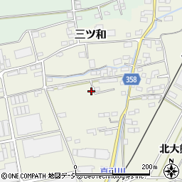 長野県中野市三ツ和1074周辺の地図