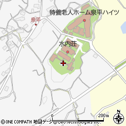 社会福祉法人長野県社会福祉事業団　水内荘周辺の地図