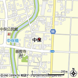 富山県高岡市中保1174周辺の地図