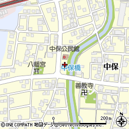 富山県高岡市中保1294周辺の地図