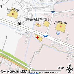 栃木県日光市森友747-1周辺の地図