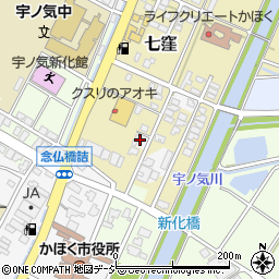 石川県かほく市宇野気ホ11周辺の地図