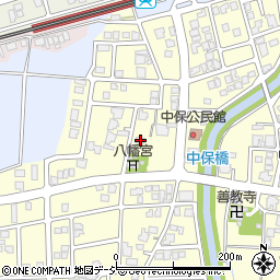 富山県高岡市中保1303周辺の地図