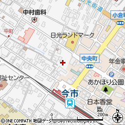 栃木県日光市今市288周辺の地図
