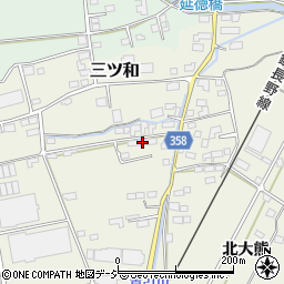 長野県中野市三ツ和1069周辺の地図