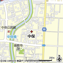 富山県高岡市中保1186周辺の地図