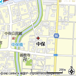 富山県高岡市中保1185周辺の地図