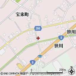 富山県高岡市宝来町206周辺の地図