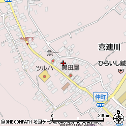 栃木県さくら市喜連川3629周辺の地図