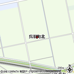 富山県富山市呉羽町北周辺の地図
