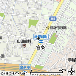 ローソンプラス富山金泉寺店周辺の地図