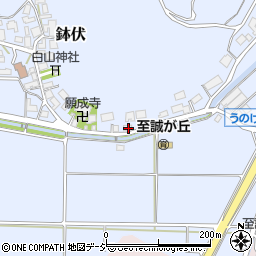石川県かほく市鉢伏ワ39周辺の地図
