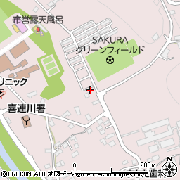 栃木県さくら市喜連川665周辺の地図