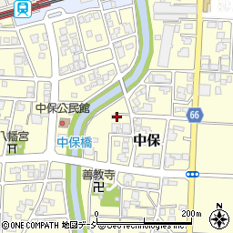 富山県高岡市中保1156周辺の地図