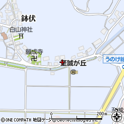 石川県かほく市鉢伏ワ24周辺の地図