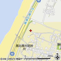 石川県かほく市白尾ヨ周辺の地図