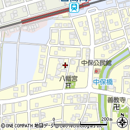 富山県高岡市中保1378周辺の地図