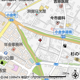 栃木県日光市今市107-17周辺の地図