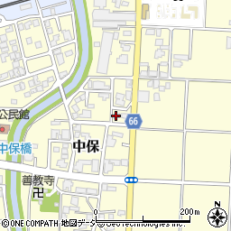 富山県高岡市中保1115周辺の地図