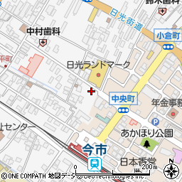 栃木県日光市今市周辺の地図